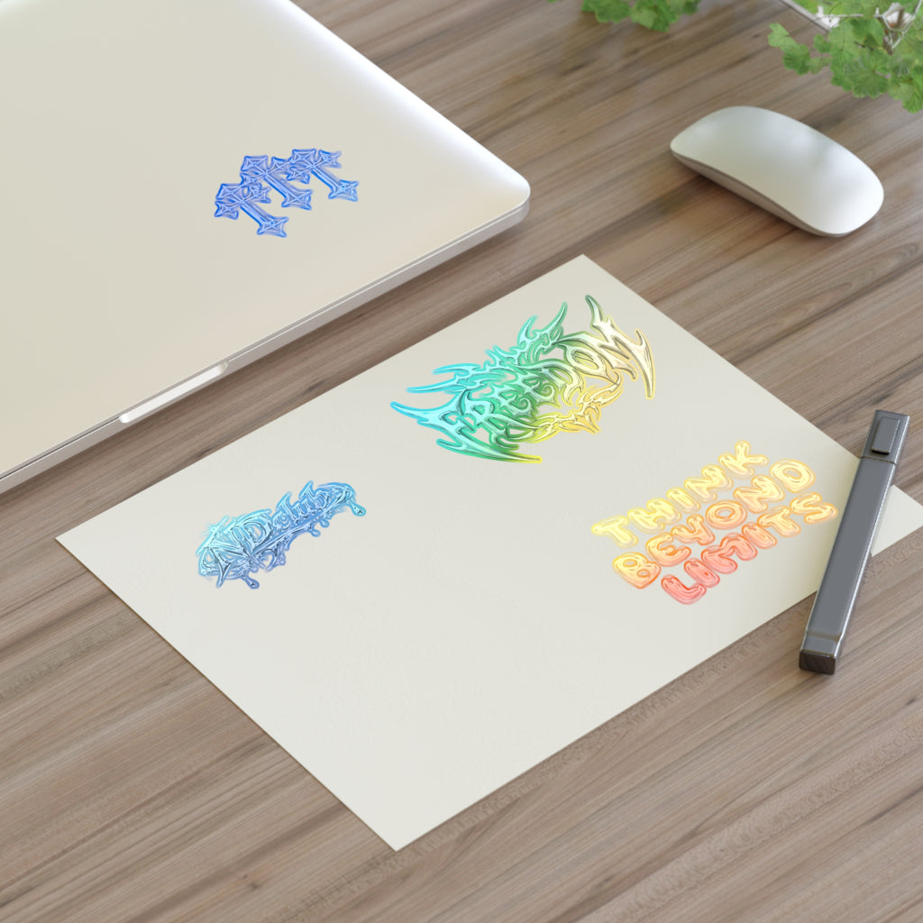 Chrome Metal Sticker Sheet