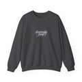 Embroidered Pastel 'Quiet Note' Crewneck Sweatshirt 