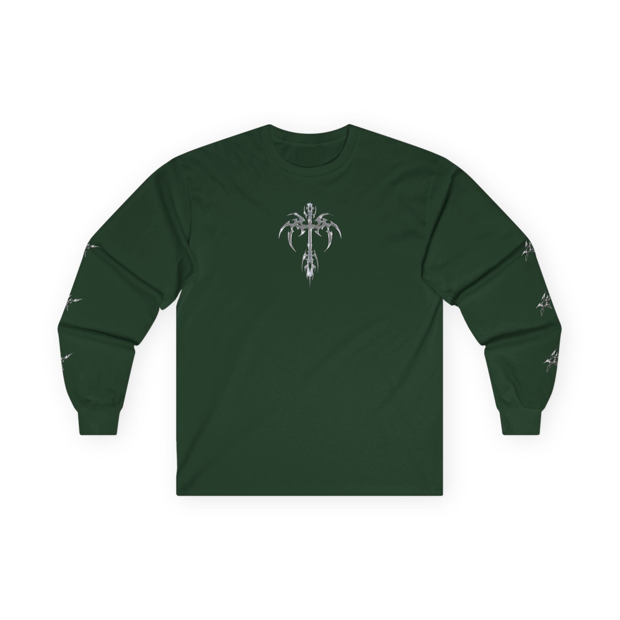 Cross with Stars Long Sleeve 100% cotton