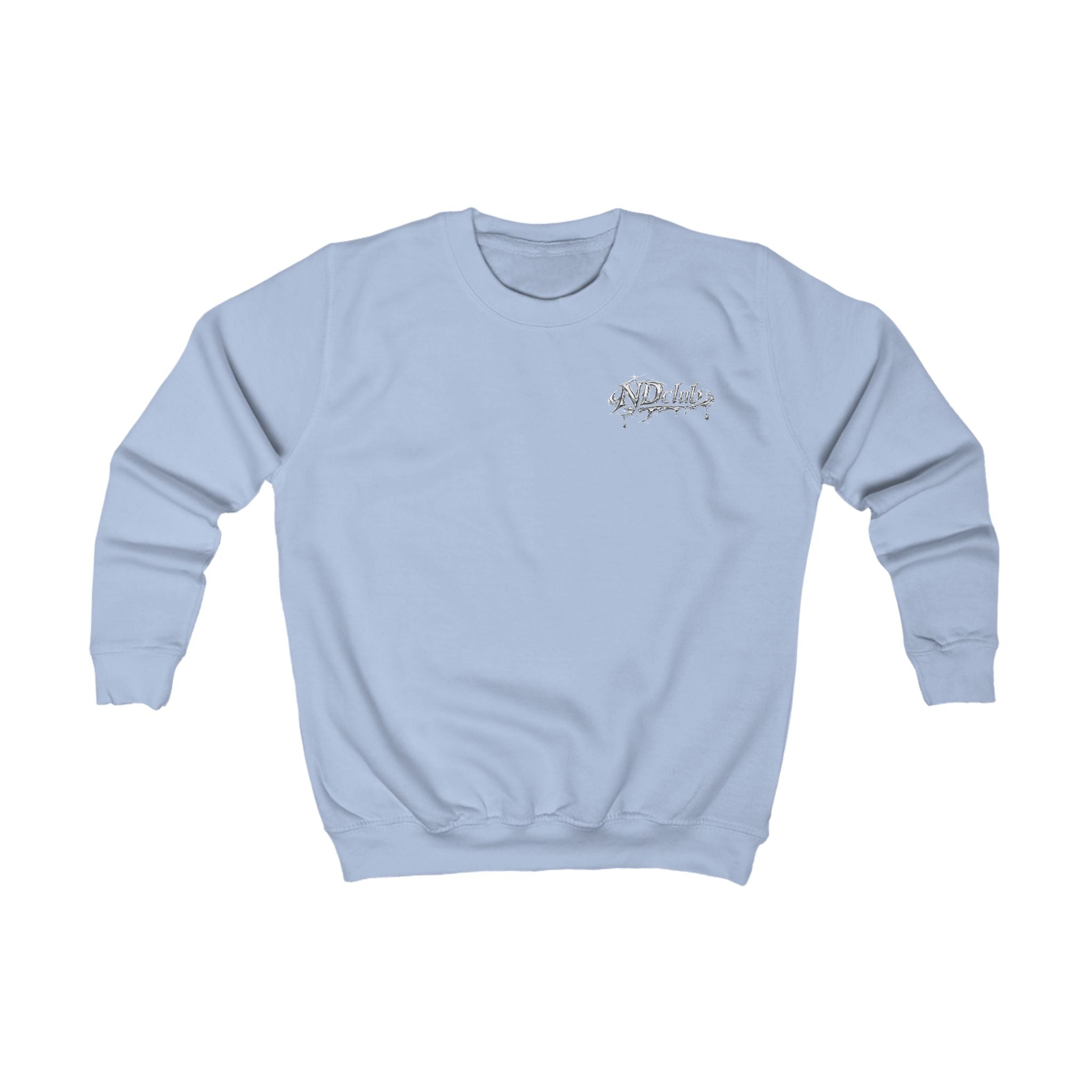 Kids White NDclub Sweatshirt