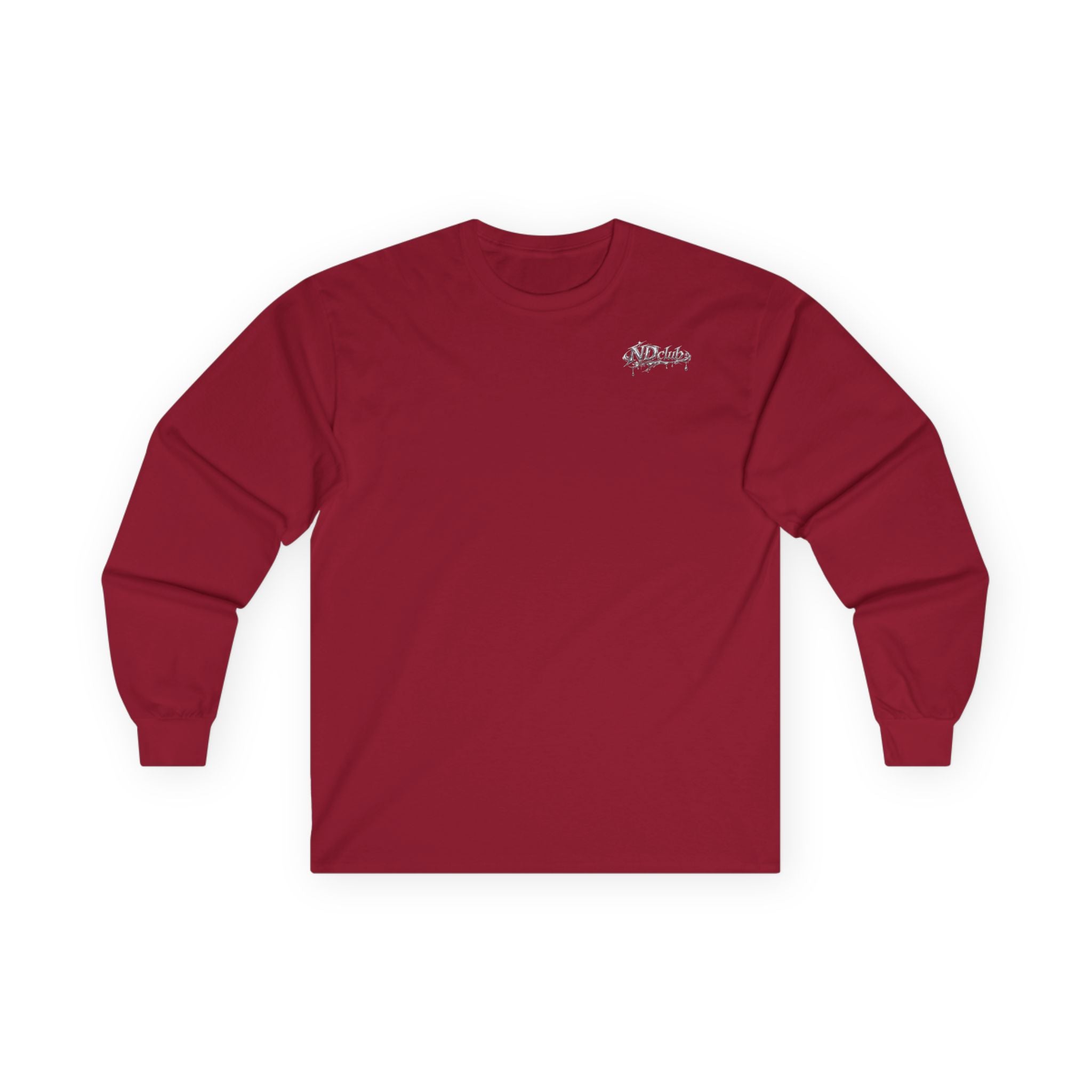NDclub Long Sleeve Tee 100% cotton