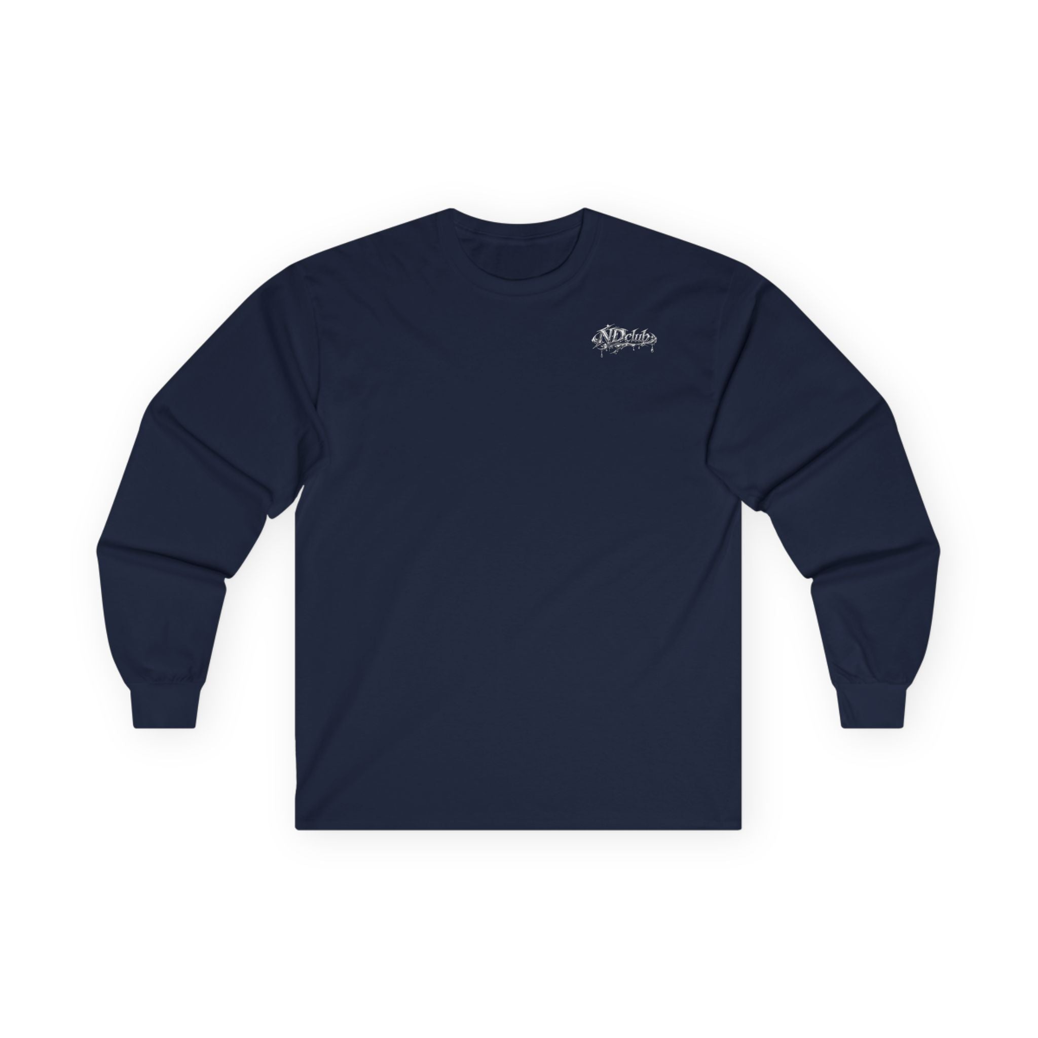 NDclub Long Sleeve Tee 100% cotton