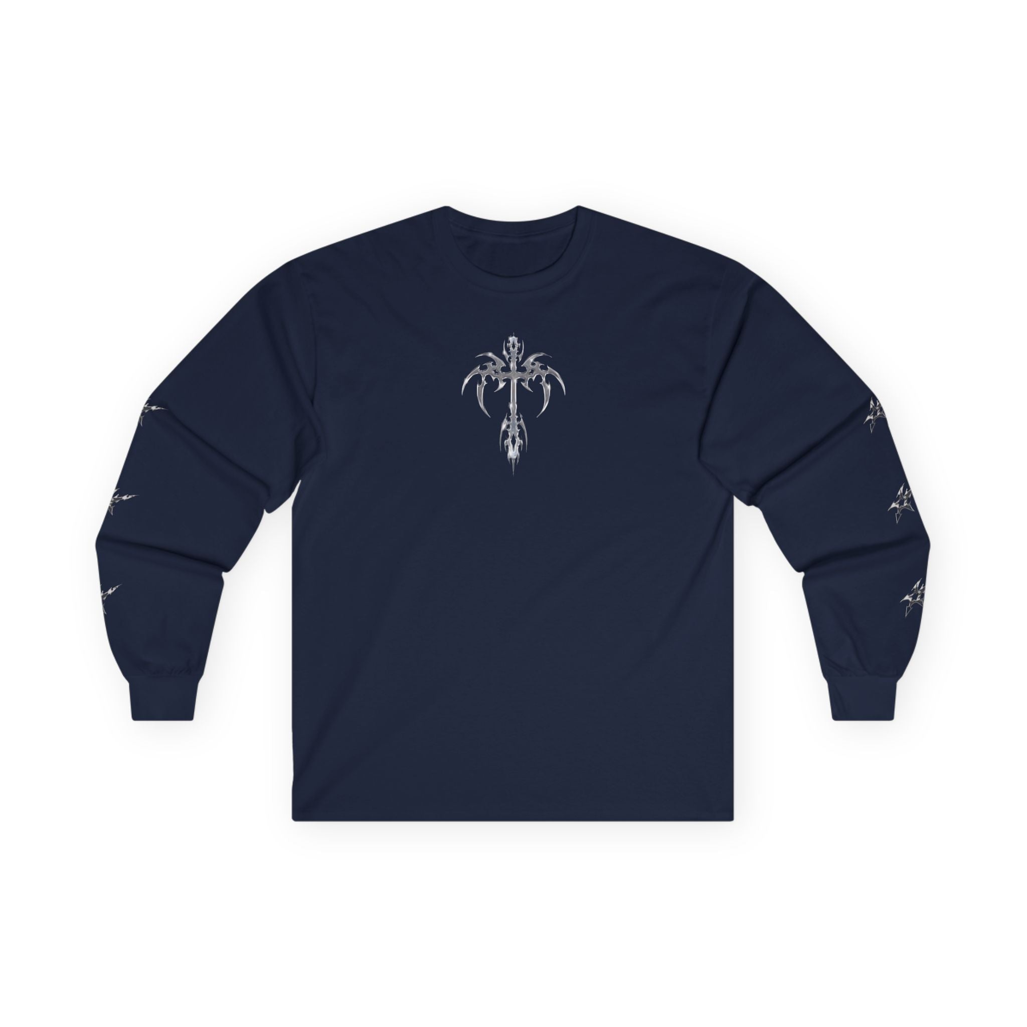 Cross with Stars Long Sleeve 100% cotton