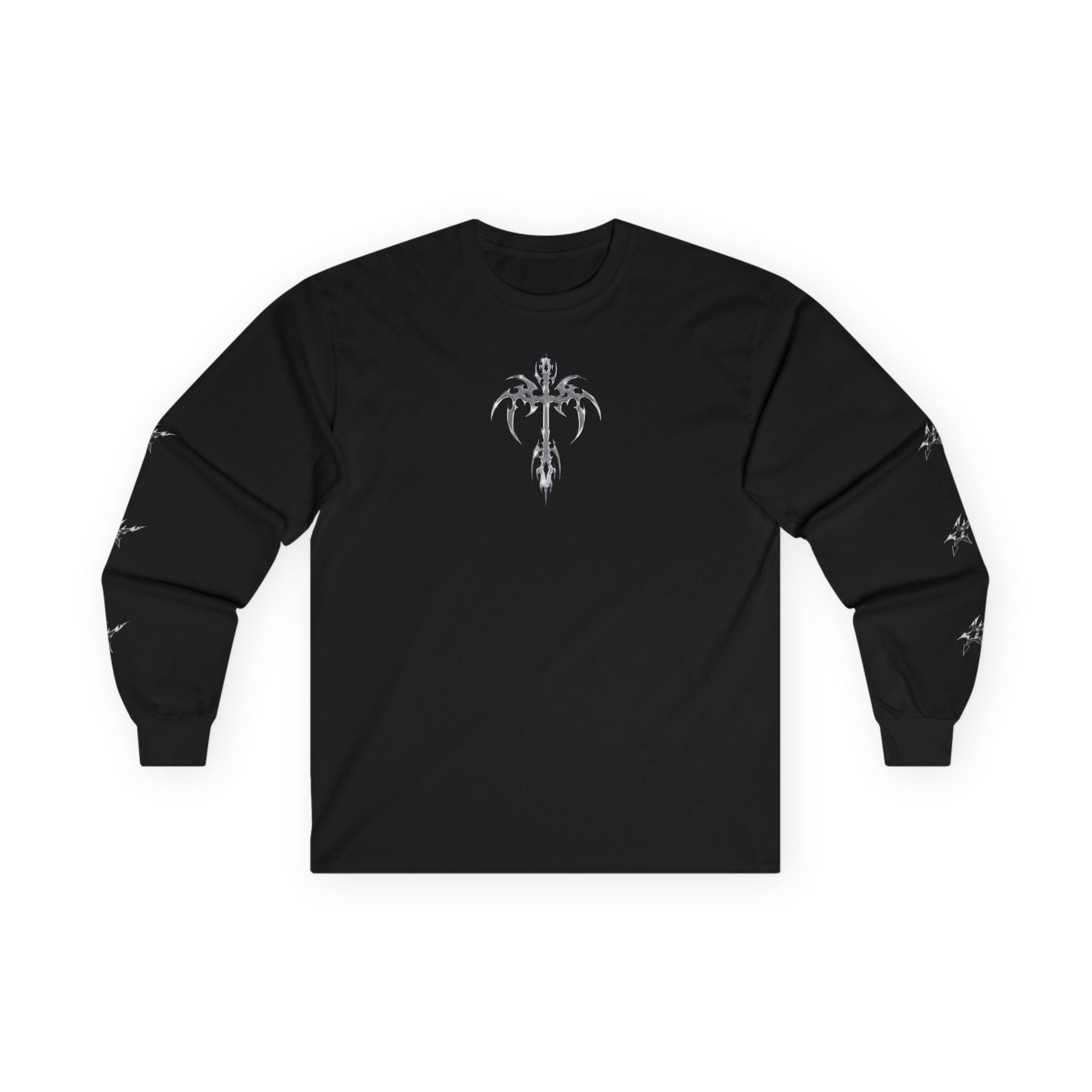 Cross with Stars Long Sleeve 100% cotton